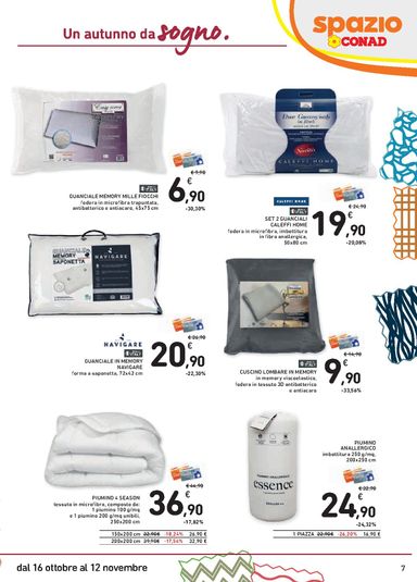 Volantino Spazio Conad - Spazio Conad - Speciale Casa Calda valido dal 16/10 al 12/11 - pagina 7