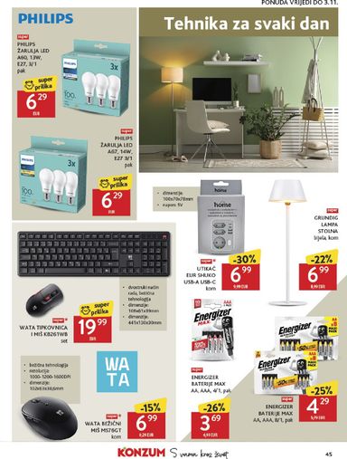 Katalog Konzum - Konzum vrijedi od 21.10. do 27.10. - stranica 45