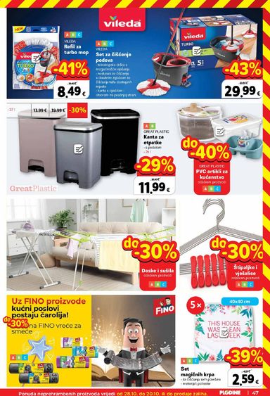 Katalog Plodine - Plodine vrijedi od 28.10. do 03.11. - stranica 47