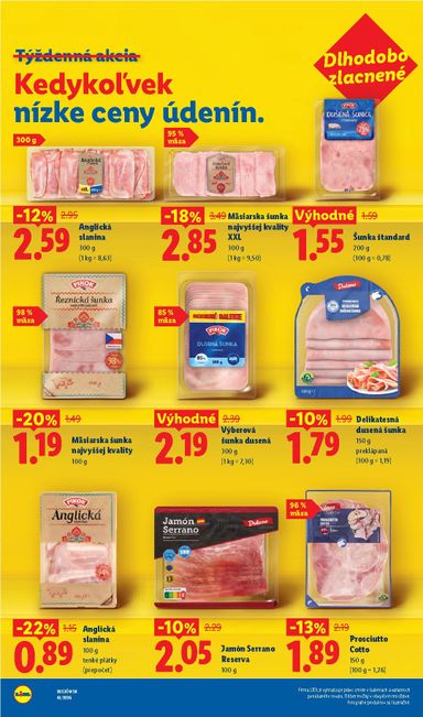 Leták Lidl - Lidl - Dlhodobo zlacnené od 03.07. do 31.12. - strana 8