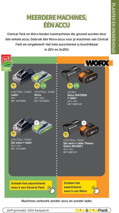 Folder Brico - Brico - Tuin catalogus van 01/03 tot 31/12 - side 133