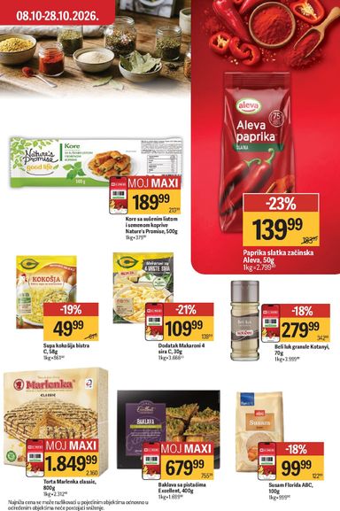 Katalog Maxi - Maxi - Cene miljenice od 15.10 do 04.11 - strana 18