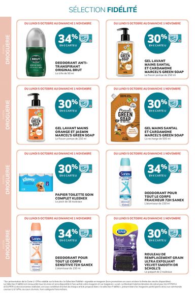 Catalogue Super U - Super U - Ma sélection Carte U valable dès le 05/10 au 01/11 - page 18