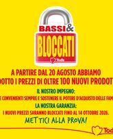 Todis - Bassi & Bloccati valido da giovedì 20/08/2026