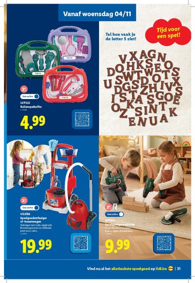Folder Lidl - Lidl - Speelgoedboekje van 21/10 tot 24/11 - side 31