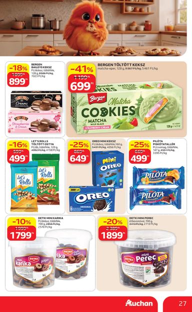 Akciós újság Auchan - Auchan Hipermarket érvényes 10.22.-tól 10.28.-ig - 27 oldal