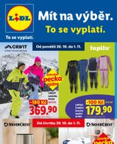 Lidl - Spotřební zboží platný od pondělí 26.10.2026