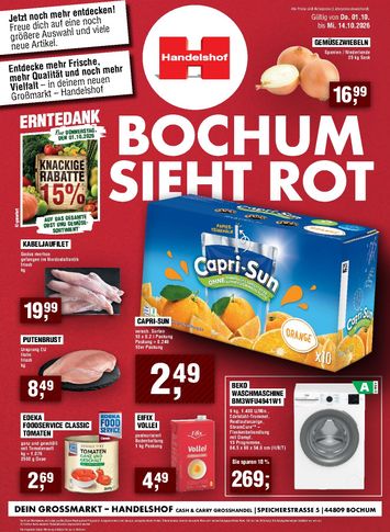 Prospekt Handelshof - Handelshof - Eröffnung gültig ab 01.10. bis 14.10. - seite 1