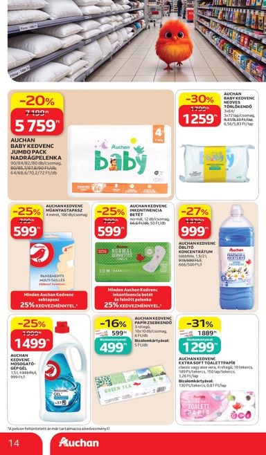 Akciós újság Auchan - Auchan Hipermarket - Sajátmárkás ajánlataink érvényes 10.15.-tól 10.28.-ig - 14 oldal