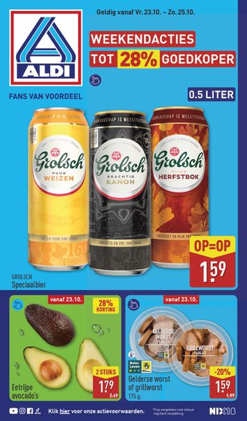 Folder ALDI - ALDI - Weekend van 23-10 tot 25-10 - side 1