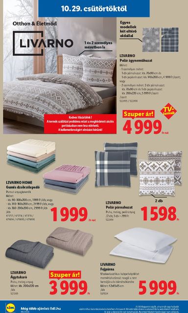 Akciós újság Lidl - Lidl - Nonfood érvényes 10.29.-tól 11.04.-ig - 4 oldal