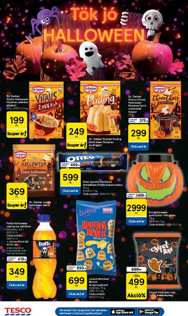 Akciós újság Tesco - Tesco szupermarket érvényes 10.21.-tól 10.28.-ig - 4 oldal