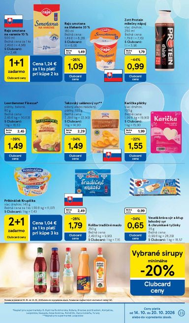 Leták Tesco - Tesco supermarket od 14.10. do 20.10. - strana 23