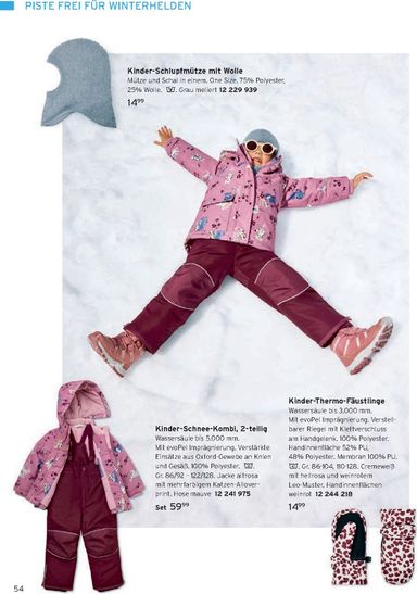 Prospekt Tchibo - Tchibo - Warme Styles gültig ab 22.10. bis 26.02. - seite 54