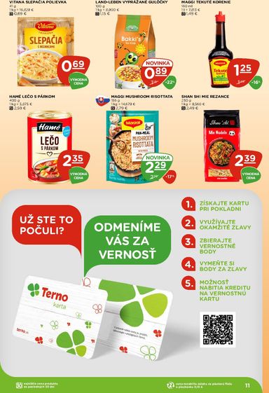 Leták Terno - Terno od 29.10. do 04.11. - strana 11