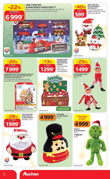 Akciós újság Auchan - Auchan Hipermarket érvényes 10.22.-tól 11.25.-ig - 2 oldal