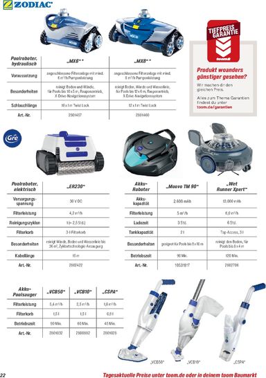 Prospekt toom - Toom - Pool, Sauna & Klima gültig ab 01.03. bis 31.12. - seite 22