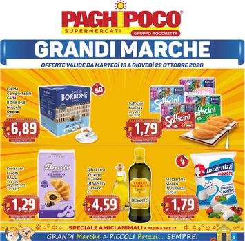 Volantino Paghi Poco - Paghi Poco valido dal 13/10 al 22/10 - pagina 1