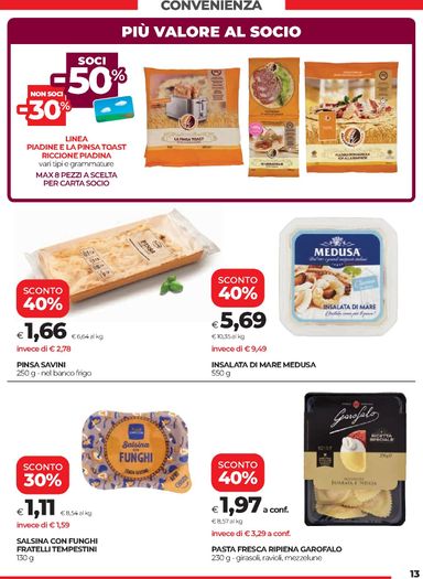 Volantino Coop Firenze - Coop Firenze - Il tuo supermercato valido dal 22/10 al 04/11 - pagina 13