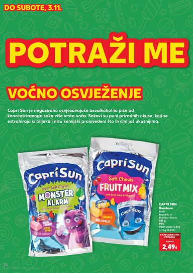 Katalog Kaufland - Kaufland - Ti si naš broj 1 vrijedi od 28.10. do 03.11. - stranica 22