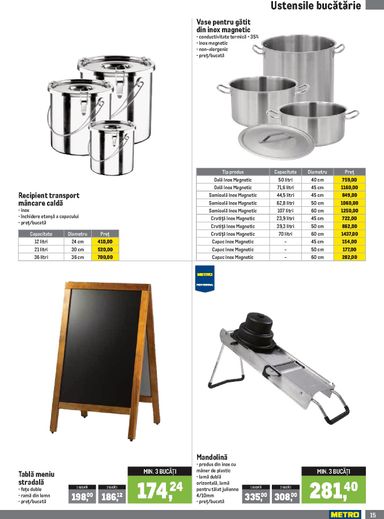 Catalogul Metro - Metro - Soluții Nealimentare pentru HoReCa de la 01.10. până la 04.01. - pagina 15