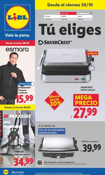 Folleto Lidl - Lidl - Bazar del 26/10 al 01/11 - página 1