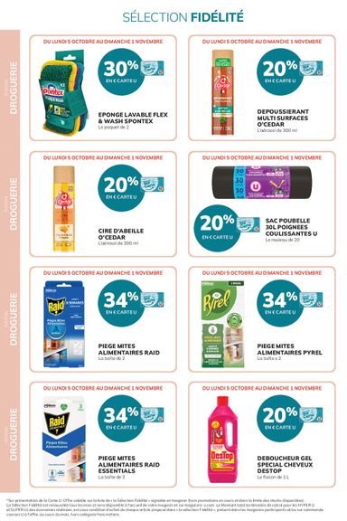 Catalogue Super U - Super U - Ma sélection Carte U valable dès le 05/10 au 01/11 - page 10