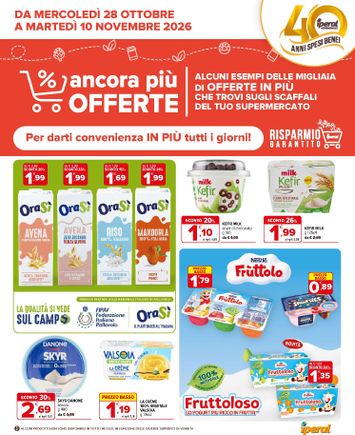 Volantino Iperal - Iperal - Ancora più offerte valido dal 28/10 al 10/11 - pagina 1