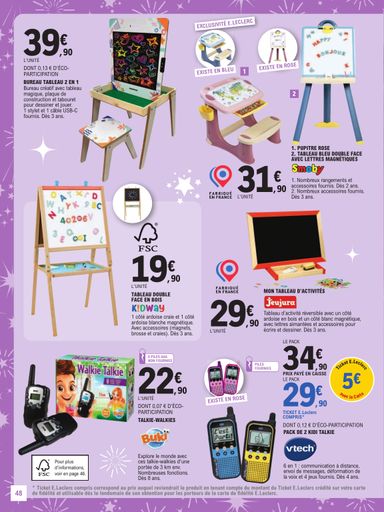 Catalogue E.Leclerc - E.Leclerc - Jouets valable dès le 13/10 au 05/12 - page 48