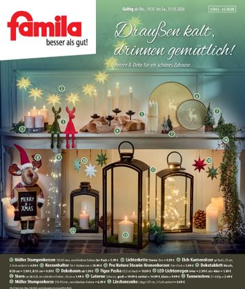 Prospekt Famila Nordost - Famila Nordost - Draußen kalt, drinnen gemütlich gültig ab 19.10. bis 31.10. - seite 1