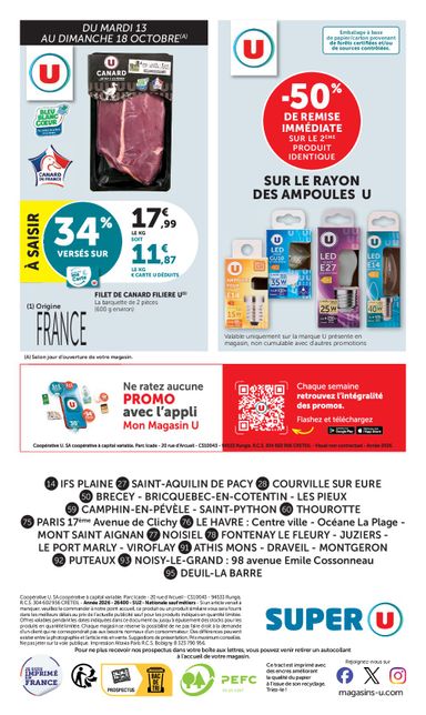 Catalogue Super U - Super U valable dès le 13/10 au 25/10 - page 24