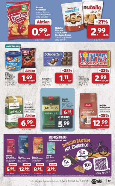 Prospekt Combi - Combi gültig ab 19.10. bis 24.10. - seite 17