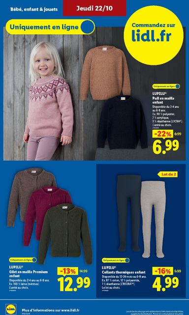 Catalogue Lidl - Lidl valable dès le 22/10 au 28/10 - page 36