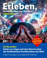Lidl - Deine Reise nach Las Vegas-Flugblatt gültig ab Sonntag 25.10.2026
