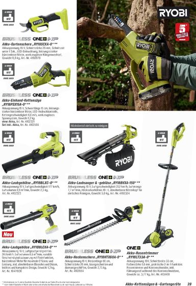 Prospekt toom - Toom - Gartenpflege & Teich gültig ab 01.03. bis 31.12. - seite 39