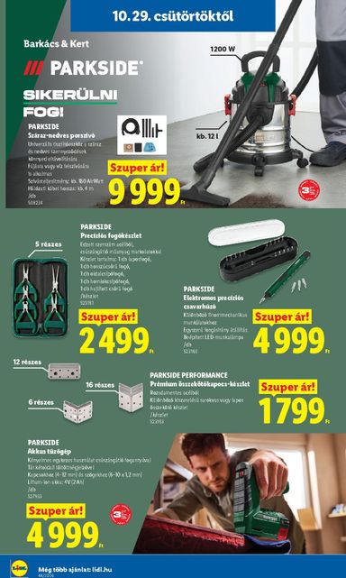 Akciós újság Lidl - Lidl - Nonfood érvényes 10.29.-tól 11.04.-ig - 12 oldal