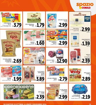 Volantino Spazio Conad - Spazio Conad - Super Formati Super Prezzi valido dal 20/10 al 02/11 - pagina 15