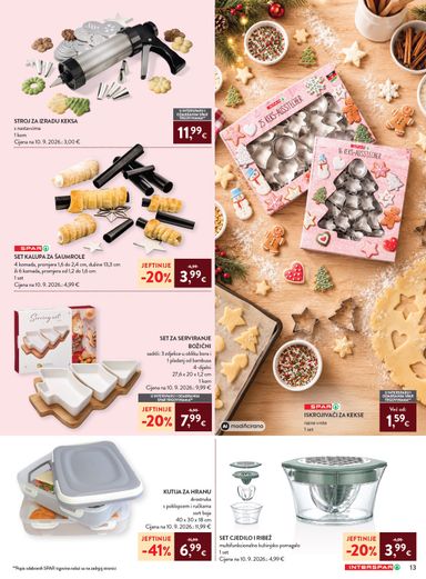 Katalog SPAR - INTERSPAR - Pečenje kolača vrijedi od 07.10. do 15.12. - stranica 15