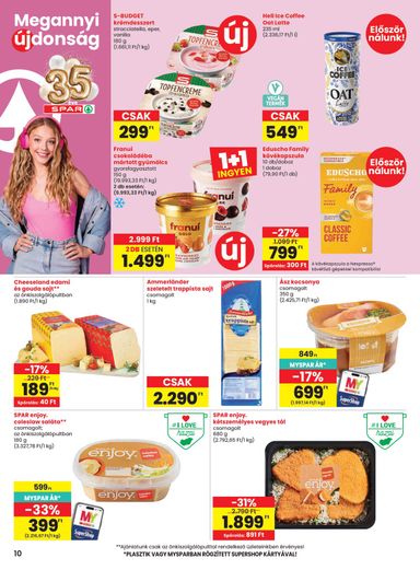 Akciós újság Spar - SPAR érvényes 10.29.-tól 11.04.-ig - 10 oldal