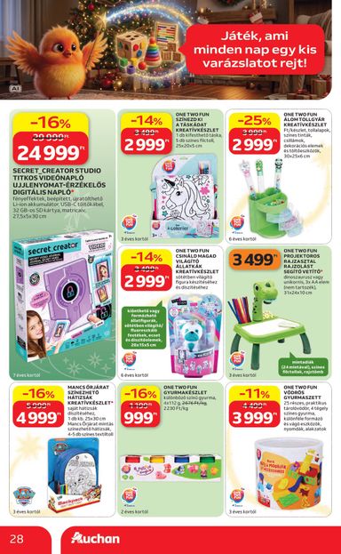 Akciós újság Auchan - Auchan Hipermarket érvényes 10.22.-tól 11.25.-ig - 28 oldal