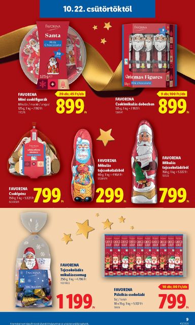 Akciós újság Lidl - Lidl - Favorina érvényes 10.22.-tól 12.24.-ig - 9 oldal