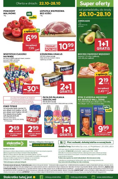 Gazetka Stokrotka - Stokrotka - Market od 22.10. do 28.10. - strona 43