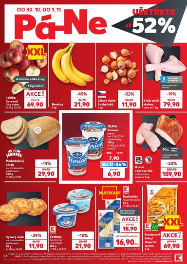 Leták Kaufland - Kaufland - Praha 4 od 29.10. do 03.11. - strana 54