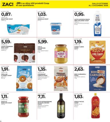 Volantino Coop - Coop valido dal 22/10 al 04/11 - pagina 6