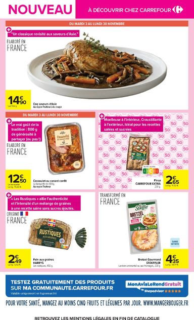 Catalogue Carrefour - Carrefour - Les nouveautés valable dès le 03/11 au 30/11 - page 3