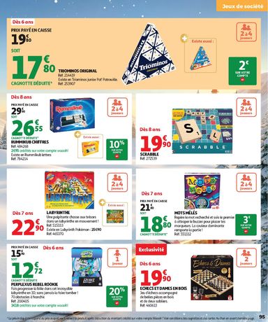 Catalogue Auchan - Auchan - Jouets de Noël valable dès le 16/10 au 06/12 - page 95