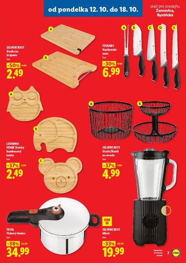 Leták Lidl - Lidl - Nová predajňa v Žarnovici od 12.10. do 18.10. - strana 7