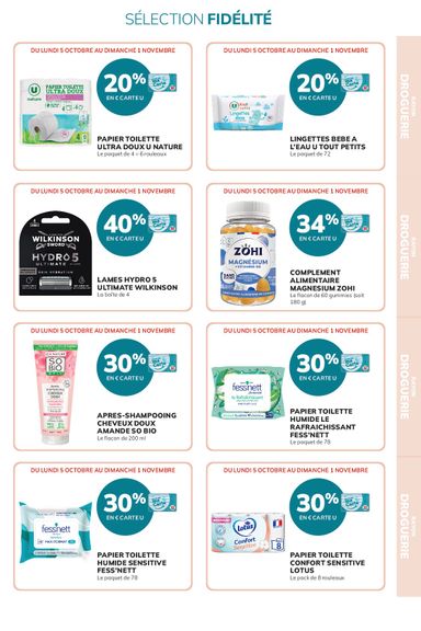Catalogue Super U - Super U - Ma sélection Carte U valable dès le 05/10 au 01/11 - page 17