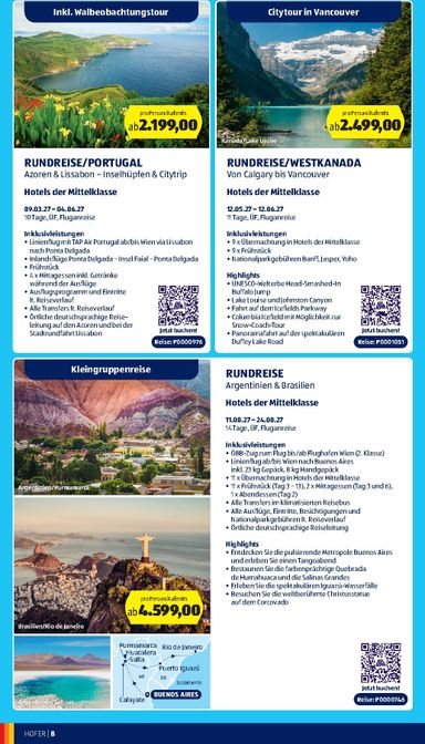 Leták Hofer Rakúsko - Hofer Rakúsko - HOFER REISEN Katalog od 28.10. do 01.12. - strana 10