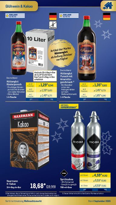 Prospekt METRO - Metro - Weihnachtsmarkt gültig ab 01.09. bis 31.12. - seite 3